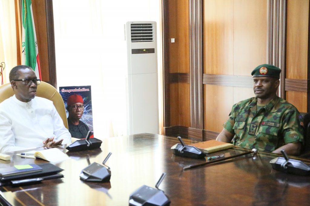 Security agencies are partners in drive for development, Okowa tells visiting Commander