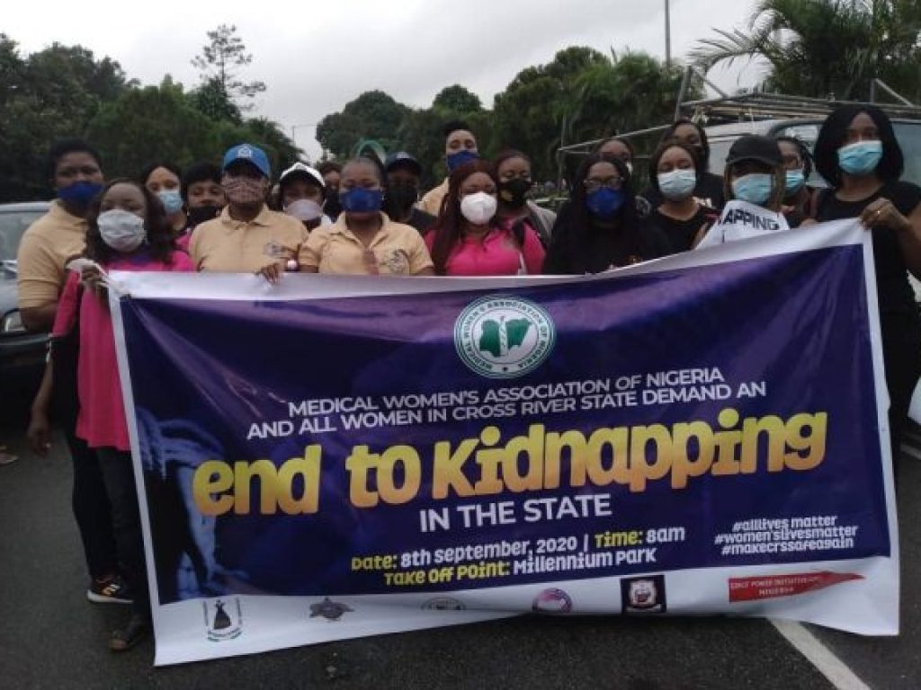 Groups rally against kidnapping of women in Calabar