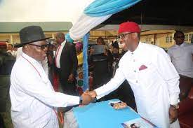 Okowa greets Uduaghan at 67
