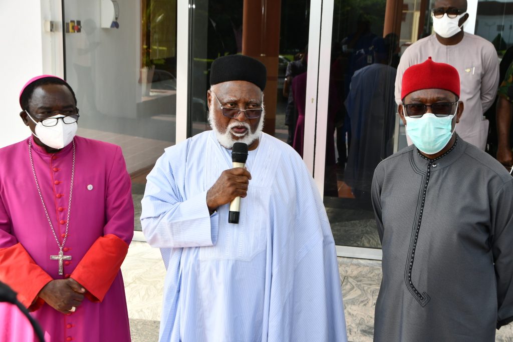 Abdulsalami Abubakar, Kukah in Asaba, laud Okowa’s contribution to peace, development in Delta