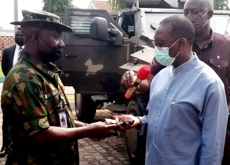 Delta Govt donates 5 amoured carriers to army, police