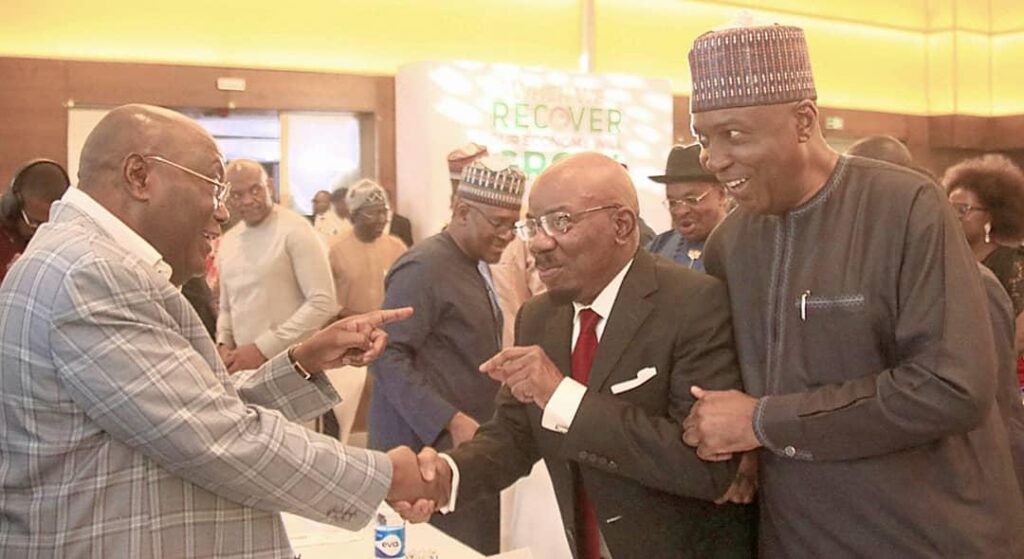 Atiku meets Dangote, Ovia, other private sector leaders; restates his blueprint as most suitable for Nigeria’s recovery