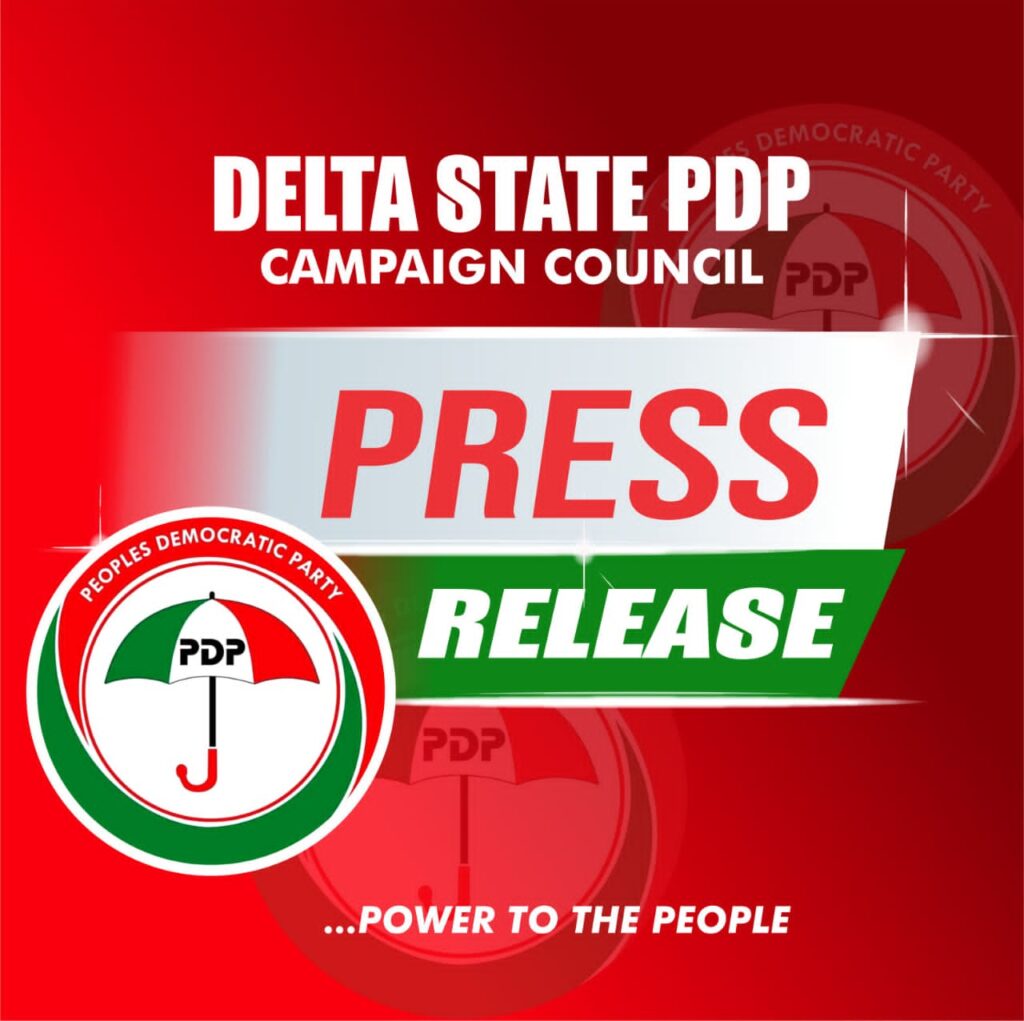 PRESS RELEASE – Omo-Agege and his dubious agenda for ‘Yahoo Boys’ – Delta PDP