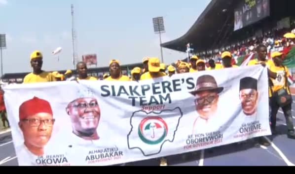 2023: Ewhubare Siakpere Support Group for Sheriff Oborevwori drums support for all PDP candidates