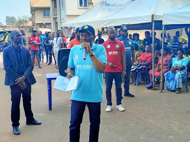 2023 polls: Aniocha North display great love for Elumelu, PDP 5/5 as Reps Minority Leader concludes Town Hall meetings with constituents