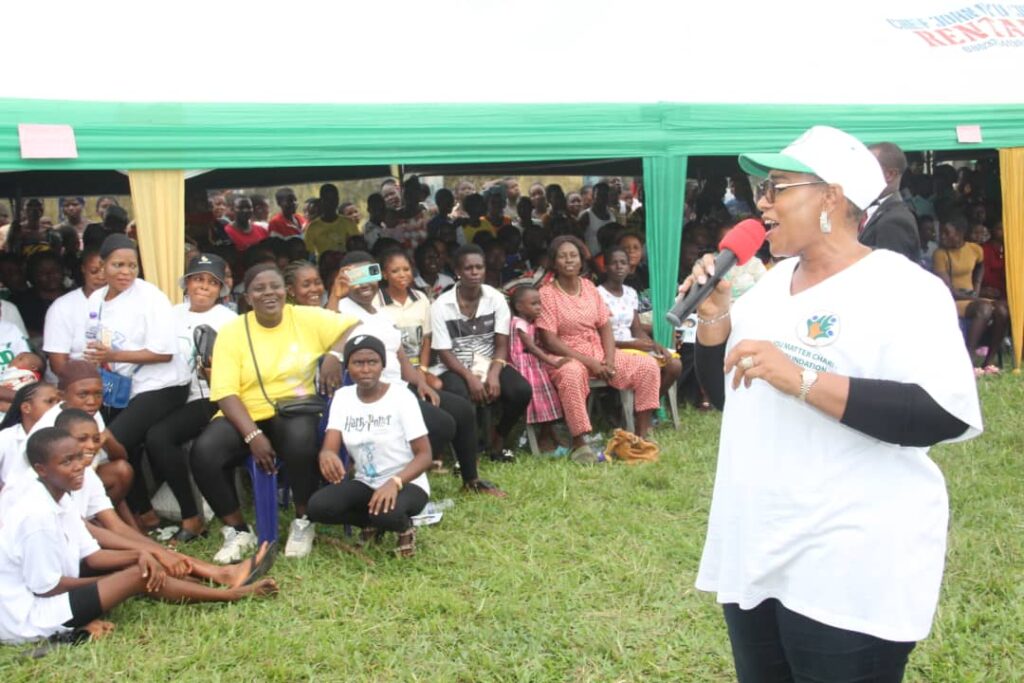 Commit to menstrual hygiene, Mrs Oborevwori tasks young women; takes awareness campaign to Evwreni