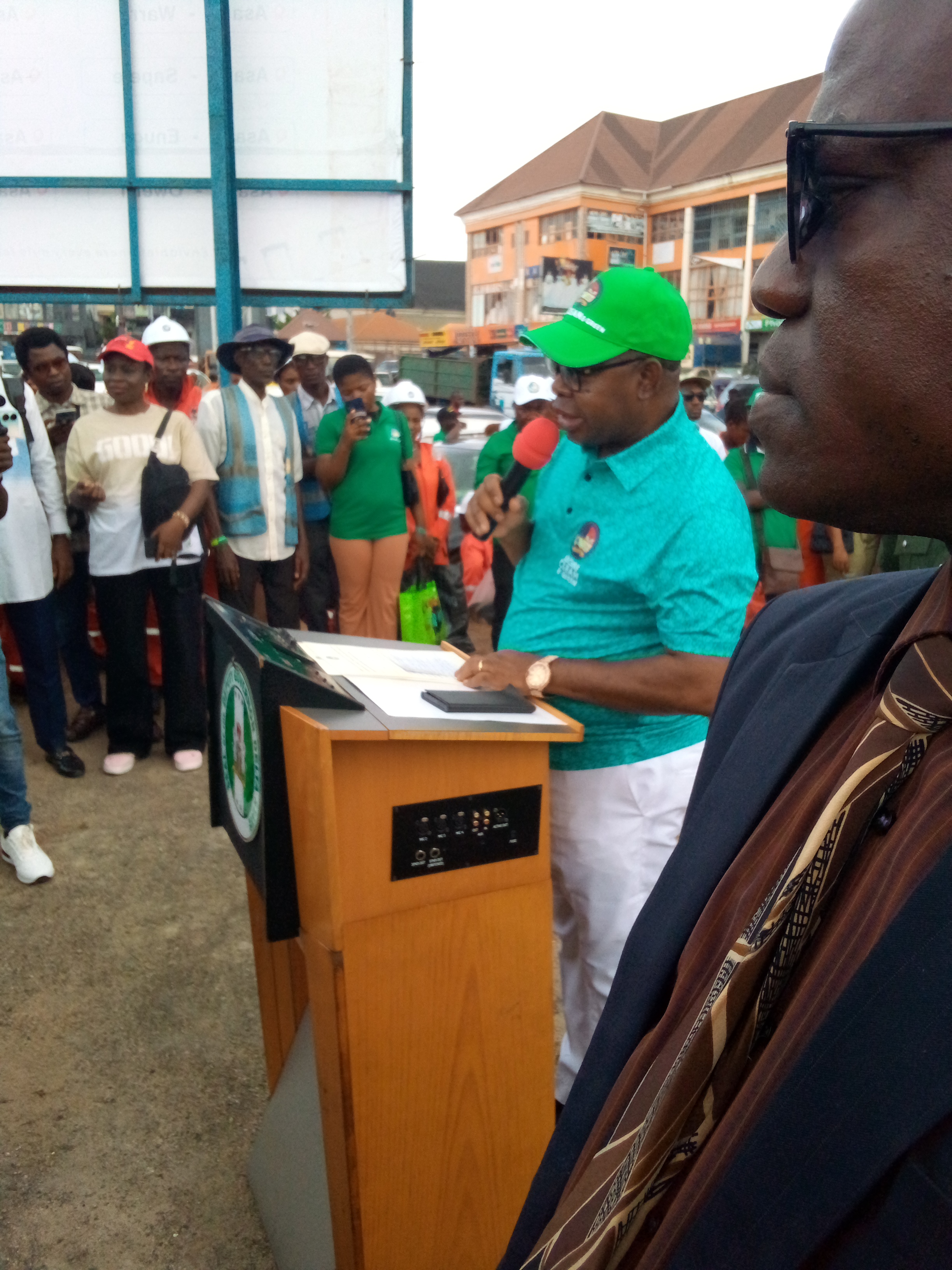Oborevwori flags off ‘Keep Asaba Secure, Clean & Green roadshow; sanitary inspectors back to enforce cleanliness, says Ukah