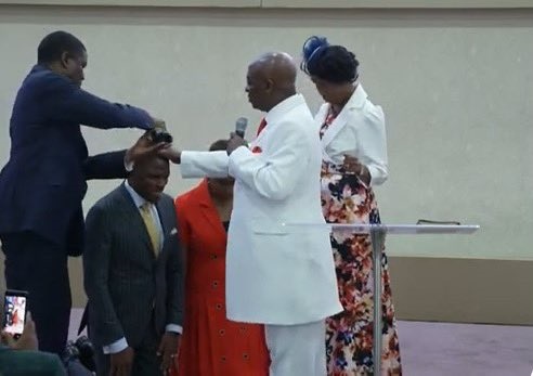 Oyedepo’s son Isaac, unveils ministry, gets father’s blessings